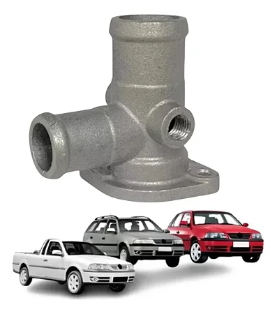 Flange Agua Cabeçote Motor Ap 1.6 1.8 2.0 Gol Logus Santana Parati VC132D
