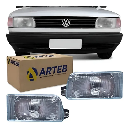 Par Farol Arteb Original Gol Parati Saveiro Quadrado 91 92 93 94 95 96 Ambos Lados