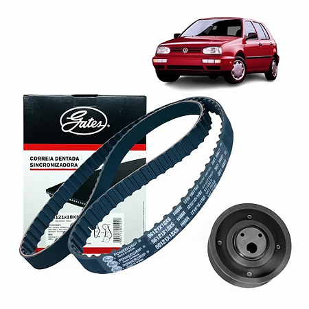Kit Correia Dentada e Tensor VW Golf 1.8 8v GL 1995-1998