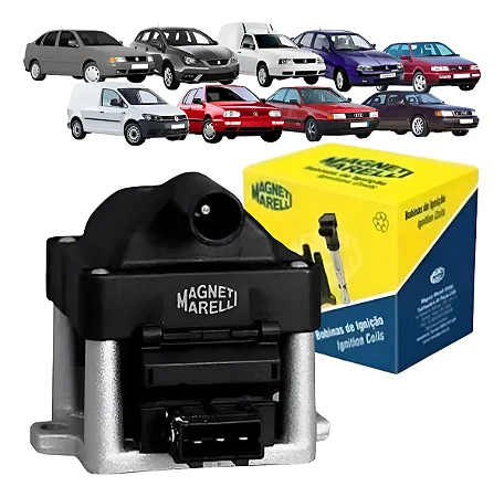 Bobina Ignição Magneti Marelli Golf 1.8, 2.0 1994/1998 Polo Classic 95/02
