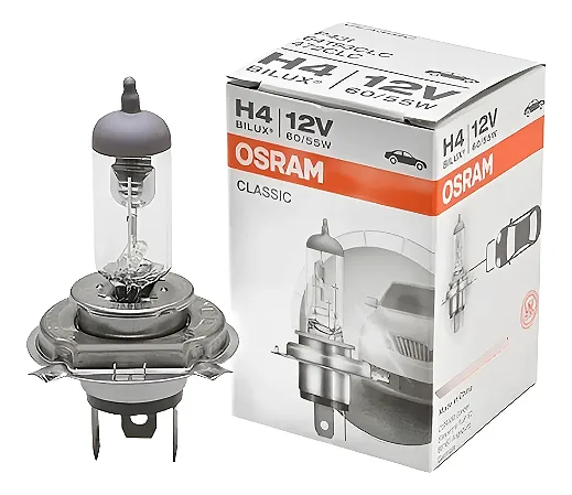 Lâmpada Halógena Osram H4 64193CLC 60/55W 12V