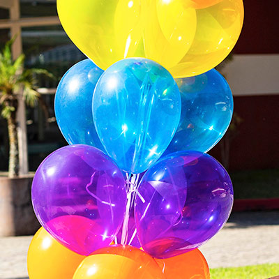 Saco de Balão Cristal 9"