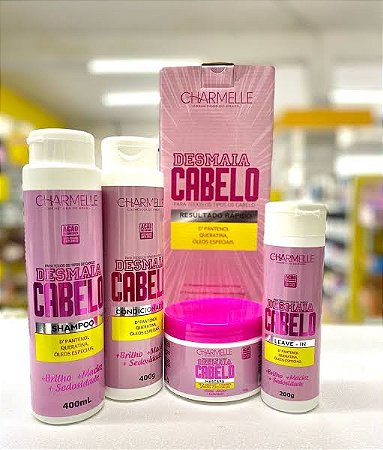 Kit Capilar Desmaia Cabelo Charmelle