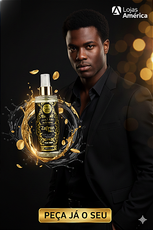 Body Splash Soul zafran Black desodorante colônia for Men 200 ml