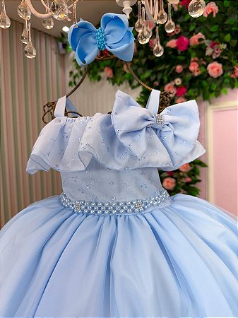 Vestido Bella Child Martina Azul Bebe