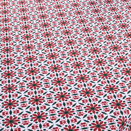 Toalha de Mesa Estampa Digital 1 Peça 2,00m x 1,40m 6 Lugares 100% Poliéster Tec