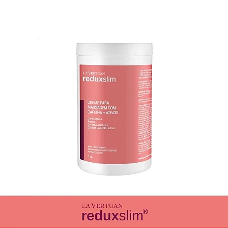 Creme p/ Massagem com Cafeína + Ativos ReduxSlim 1Kg