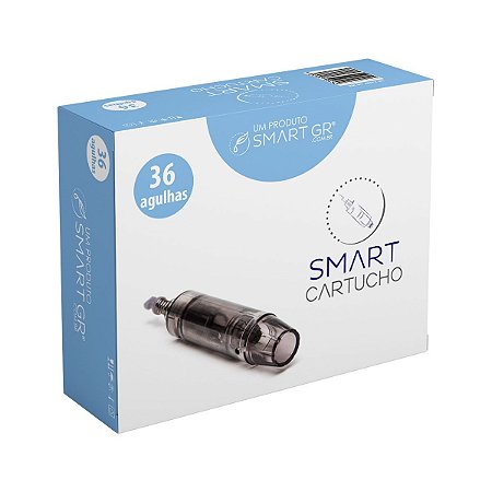 Cartucho Smart Derma Pen Preto - Caixa c/ 10 unidades - 36 agulhas