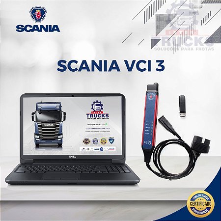 INTERFACE DIAGNÓSTICO  SCANIA VCI 3