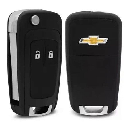 Carcaça Chave Canivete Chevrolet 2 Botões – Substituição da Chave Original