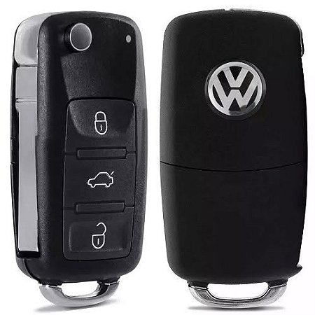Carcaça Chave Canivete VW G6 3 Botões Gol Voyage Saveiro Fox