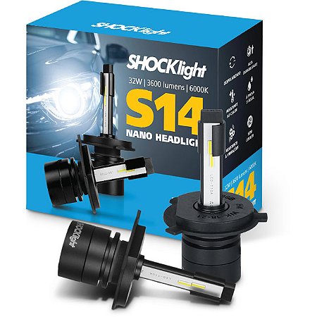 Lâmpada LED H4 Nano LED 32W 6000K – Luz Super Branca