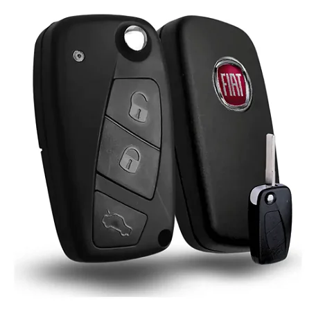 Carcaça Chave Canivete Fiat 3 Botões Stilo Punto Idea Linea