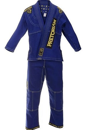 Kimono Jiu Jitsu Pretorian Elite Pro - Azul - Competição - A2