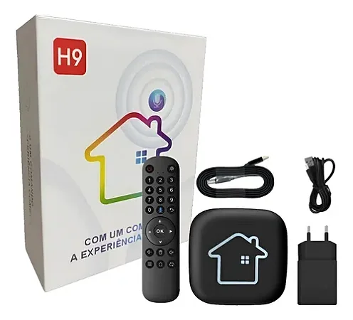 HTV 9 (H9) LANÇAMENTO 2025 ANDROID 14 4K + COMANDO DE VOZ