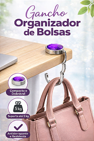 Gancho para Bolsas Portátil Redondo