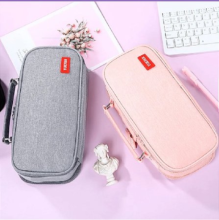 Estojo Necessaire Organizadora Multiuso Com Alça De Mão