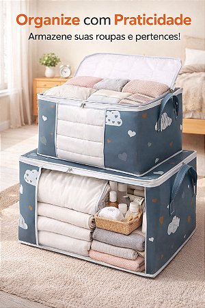 Saco Organiz. Roupa Grande Capacidade com Alça