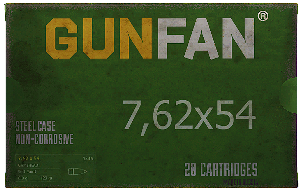 7.62x54R - 10 munição