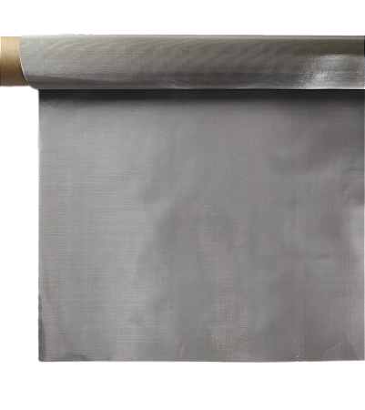 TELA INOX 304 MALHA 200, FIO 0,05MM - 1,0M X 50CM - 70 MÍCRONS