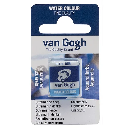 Aquarela Van Gogh Pastilha 506 Ultramarine deep