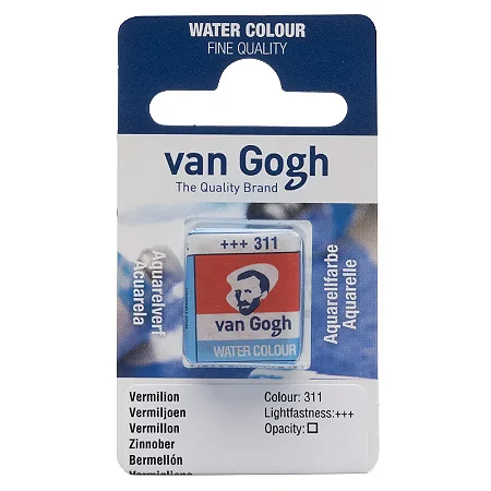 Aquarela Van Gogh Pastilha 311 Vermilion