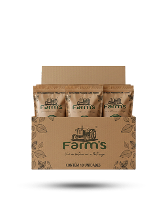 Pack com 10 pacotes de Farm's 10x500g