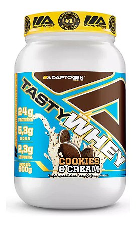 Suplemento Tasty Whey 3w Gourmet Whey Protein Adaptogen Science Pote 900g