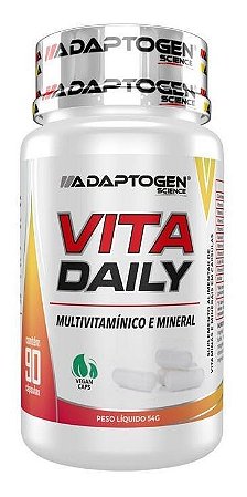 Multivitamínico Adaptogen Vita Daily 90 Cápsulas Veganas Completas