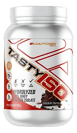Suplemento Em Pó Tasty Iso Adaptogen Science Whey Protein Isolado Hidrolisado Pote 900g