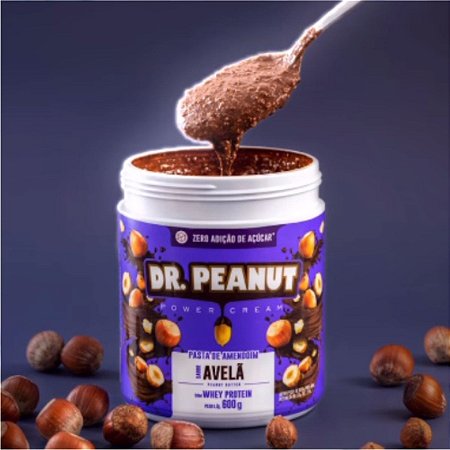 Pasta De Amendoim Com Whey Protein - 600g