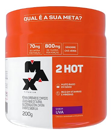 Queimador De Gordura Ultimate 2hot - 200g - Max Titanium