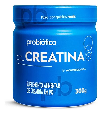 Creatina 300g Monohidratada 100% Pura Probiotica