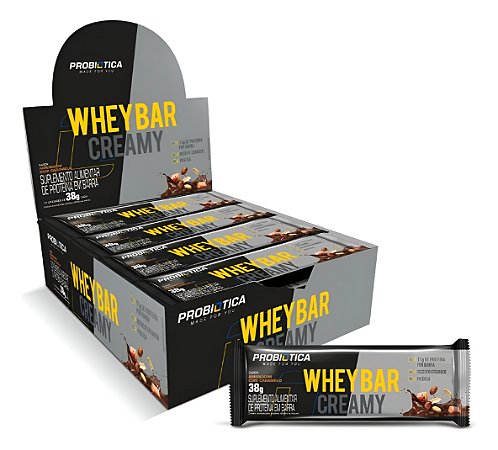 Probiotica Whey Bar Creamy 12un 38g