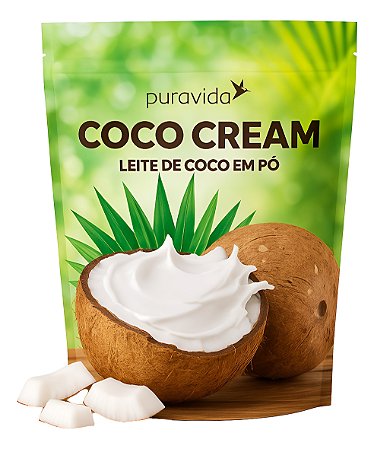 Leite De Coco Em Pó Coco Cream Tradicional Pura Vida 250g