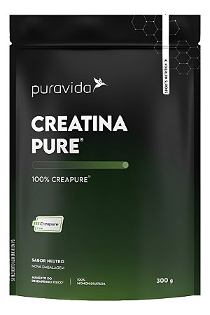 Creatina Creapure Premium 300g - Puravida Sem Sabor