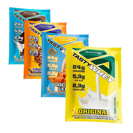 Adaptogen Tasty Whey Sache 34g Unidade