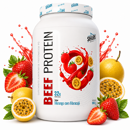 Proteina Isolada Beef Protein Shark Pro 900G Zero Lactose