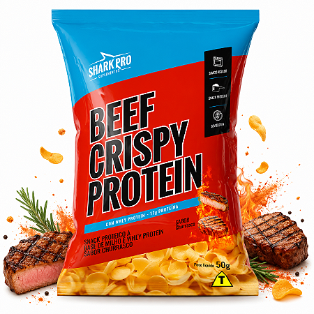 Shark Pro Salgadinho Proteico Crisp Protein 50G