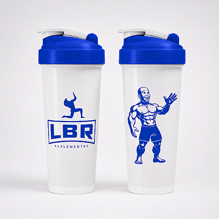 Coqueteleira LBR Para Whey Shake Academia Com Tampa Click Fitness