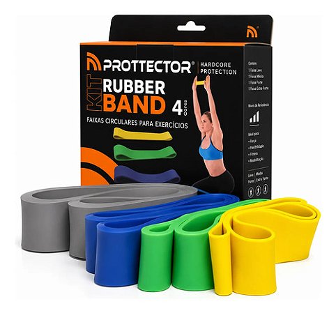 KIT RUBBER BAND 4 TENSOES PROTTECTOR