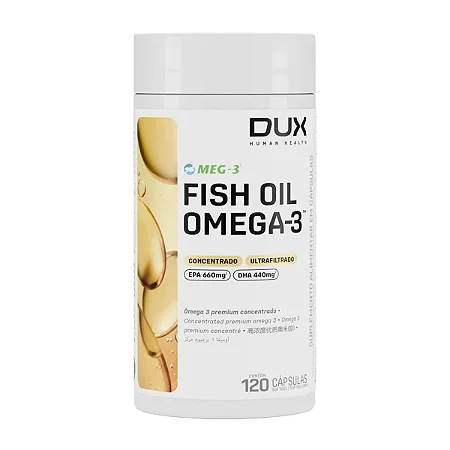 DUX Fish Oil Ômega 3 120 Cápsulas