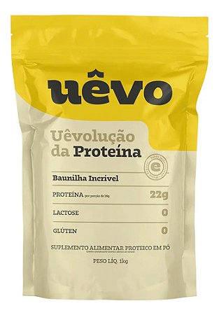 Proteína Uêvo 1kg - Sabor Baunilha