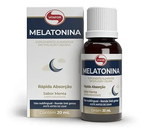 VITAFOR MELATONINA EM GOTAS FRASCO 20ML