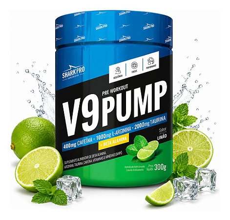 SHARK PRO V9 PUMP PRÉ-TREINO 300G LIMÃO