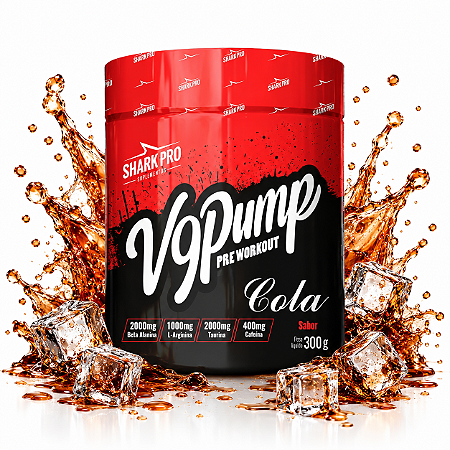 SHARK PRO V9 PUMP PRÉ-TREINO 300G COLA