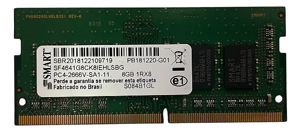MEMORIA NOTEBOOK 8GB 2666MHZ DDR4