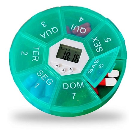 Porta Comprimidos Digital com Alarme