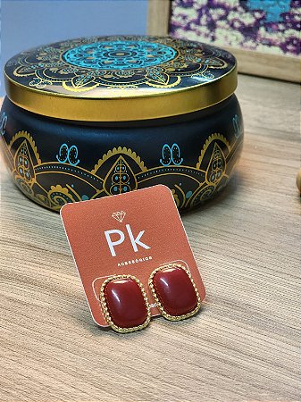 Brinco Rubi Clássico