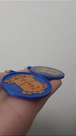 Chaveiro redondo sem resina